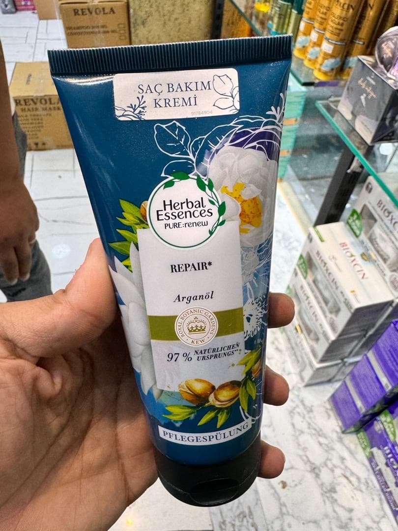 Après-Shampooing Herbal Essences Pure:renew – Soin Réparateur à l'Huile d'Argan (97% d'Origine Naturelle) 2